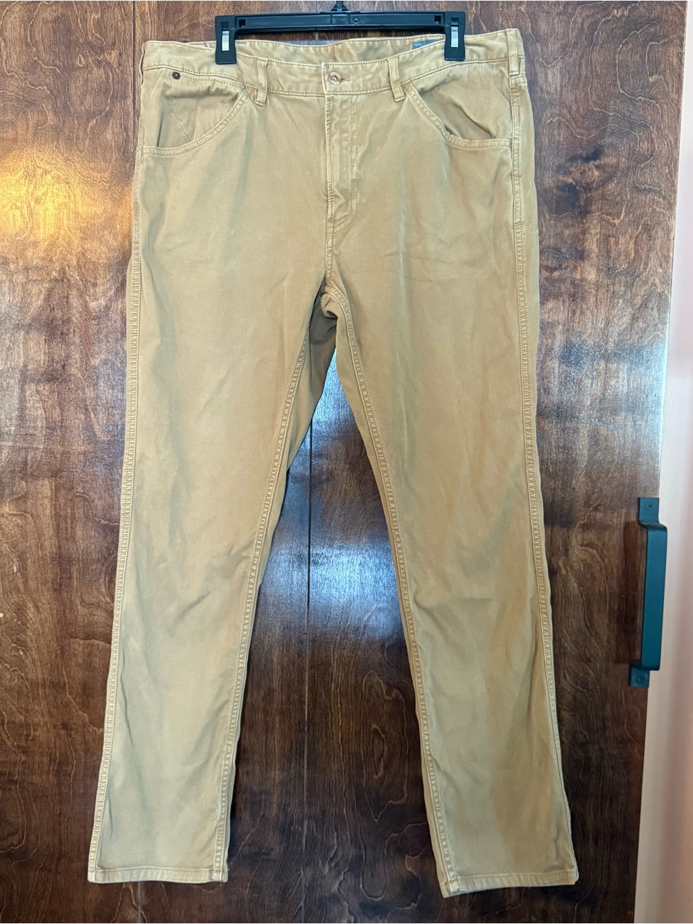 Bonobos Men’s 38x32 Khaki Corduroy Stretch Straight Leg Pants